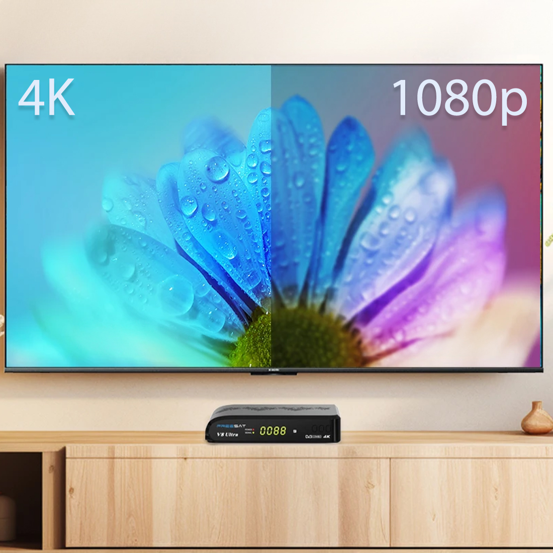 Freesat V8 Ultra 4K Ultra HD i HEVC dla ostrzejszego obrazu
