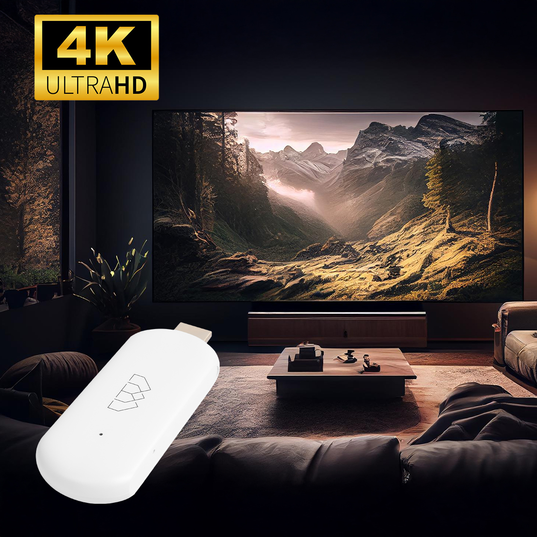 homatics stick 4k streaming netflix disney+ hbo max w 4k