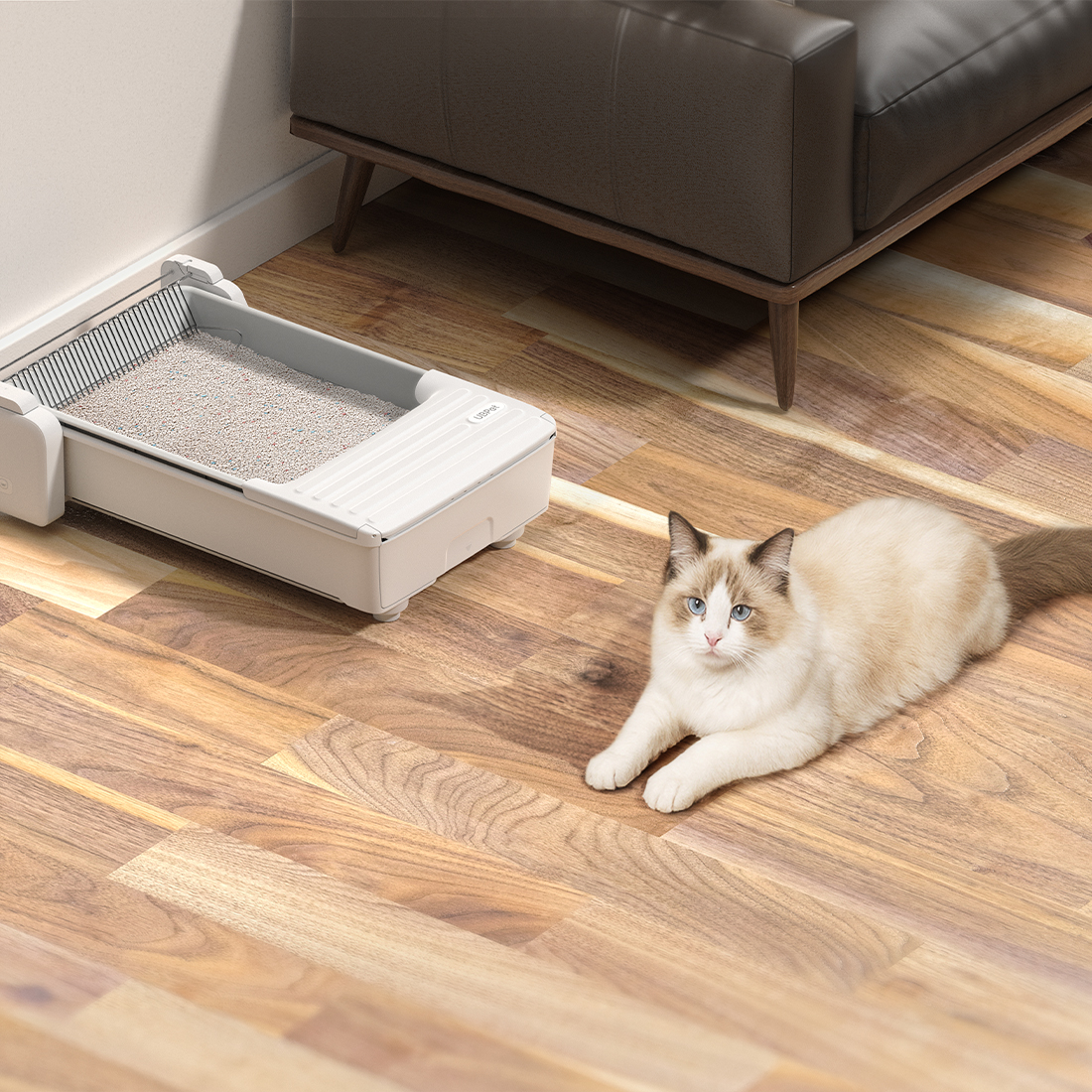 UBTech UCAT C31 najważniejsze funkcje inteligentna kuweta automatyczna dual rake app smart litter box