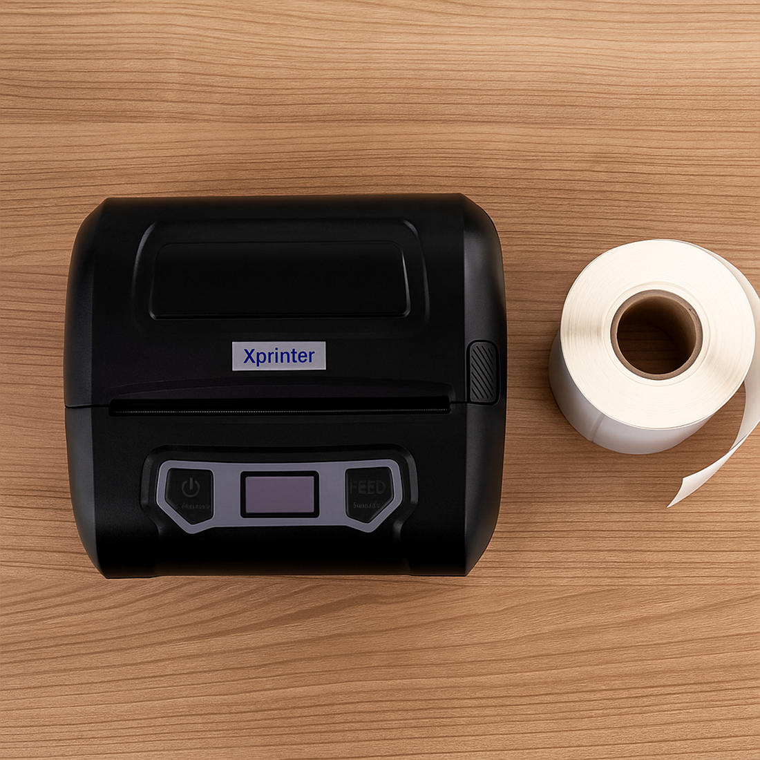 mobilna drukarka etykiet kurierskich Xprinter XP-P442B USB-C Wi-Fi 203 dpi 100 mm/s