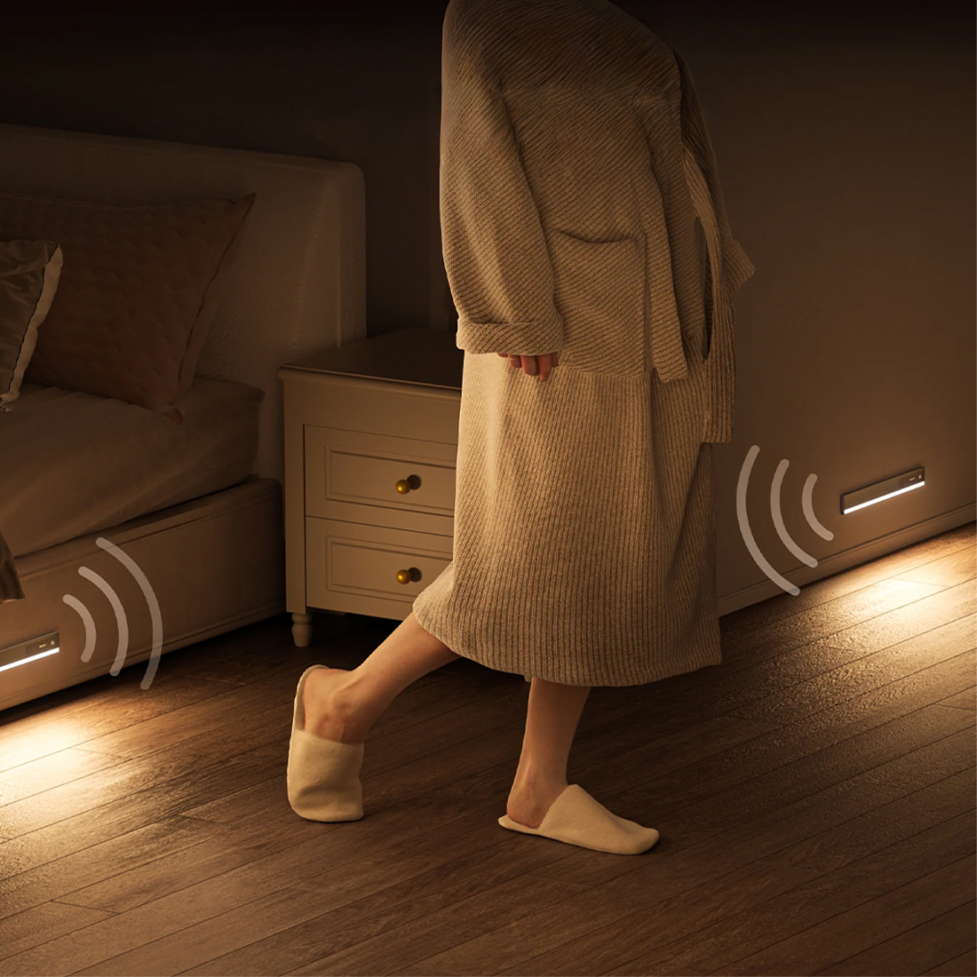 yeelight ultracienka lampka 6mm z czujnikiem ruchu i trybem grupowym