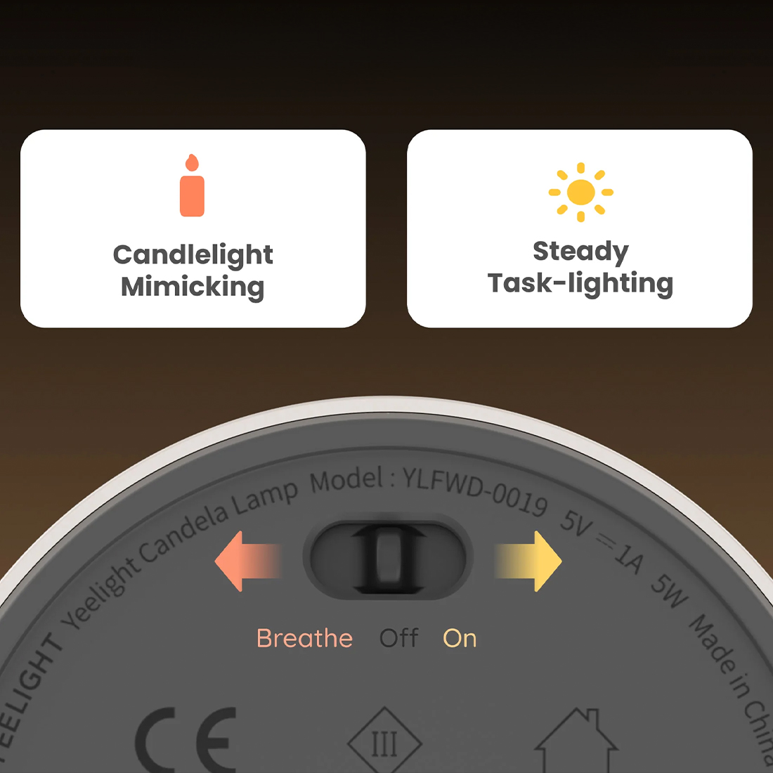Yeelight Candela dual mode switch