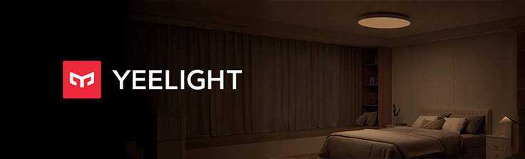 smart plafon sufitowy LED Yeelight Mercury C480 48 cm regulacja jasności i barwy światła aplikacja