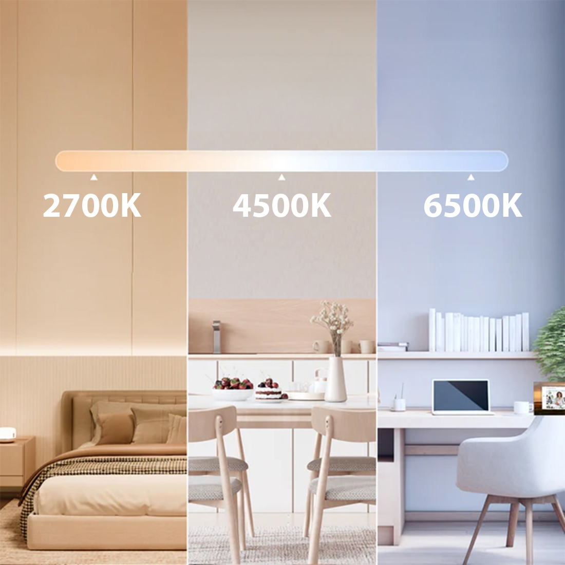 plafon sufitowy Yeelight Mercury C480 regulowana temperatura barwowa 2700-6500K tryb Moonlight