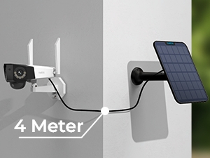 Panel solarny 6W do kamer zewnętrznych Reolink - czarny