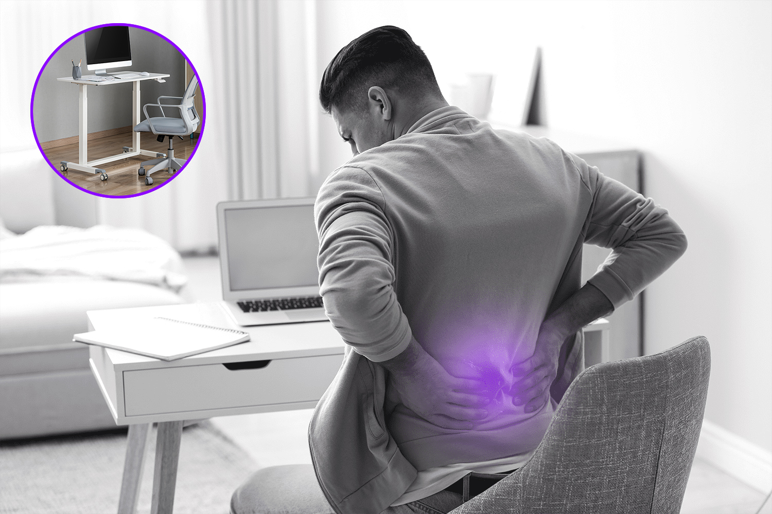 Regulowany stolik pod laptopa