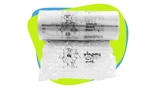 vyplňovače balíkov matrace bublaky 40x33 ldpe pa
