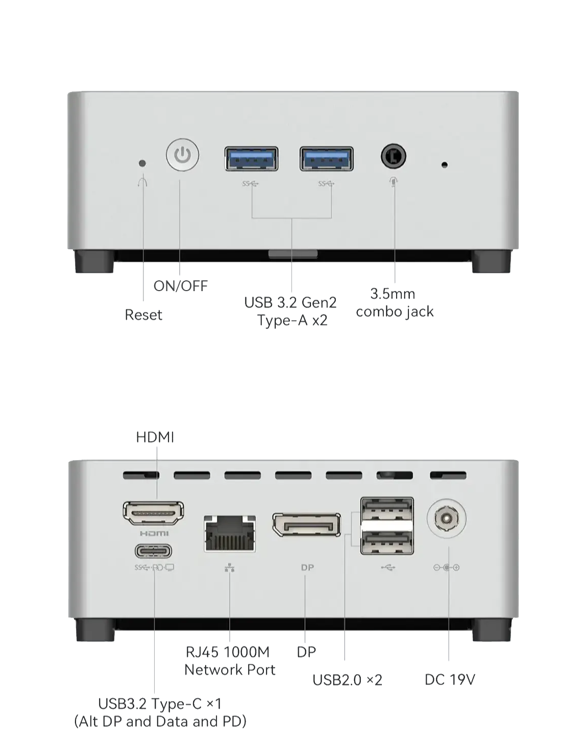Minisforum PC Intel N100 16GB M.2 512GB - Mini Komputer z