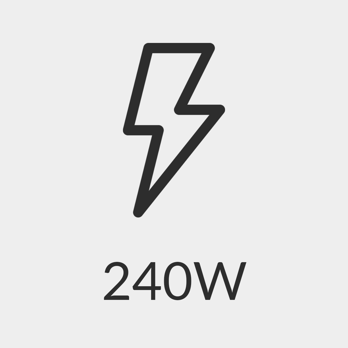 Obsługiwana moc do 240W, nowoczesne kable USB, szybkie ładowanie, stabilne zasilanie, zaawansowane technologie