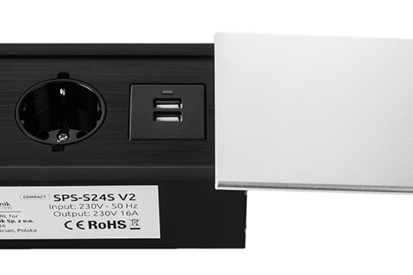 Mediaporty biurowe Spacetronik Ergoline SPS-S24S V2