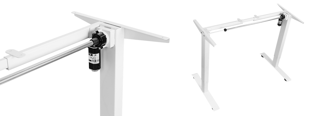 Biurko elektryczne Spacetronik SPE-141W USB czarny