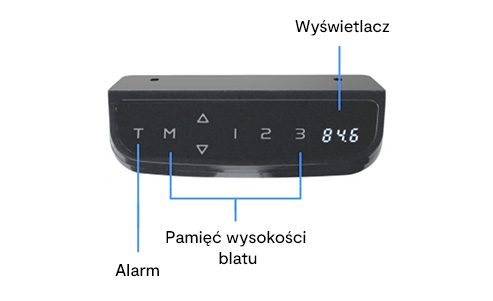Biurko z regulacją Spacetronik SPE-235G