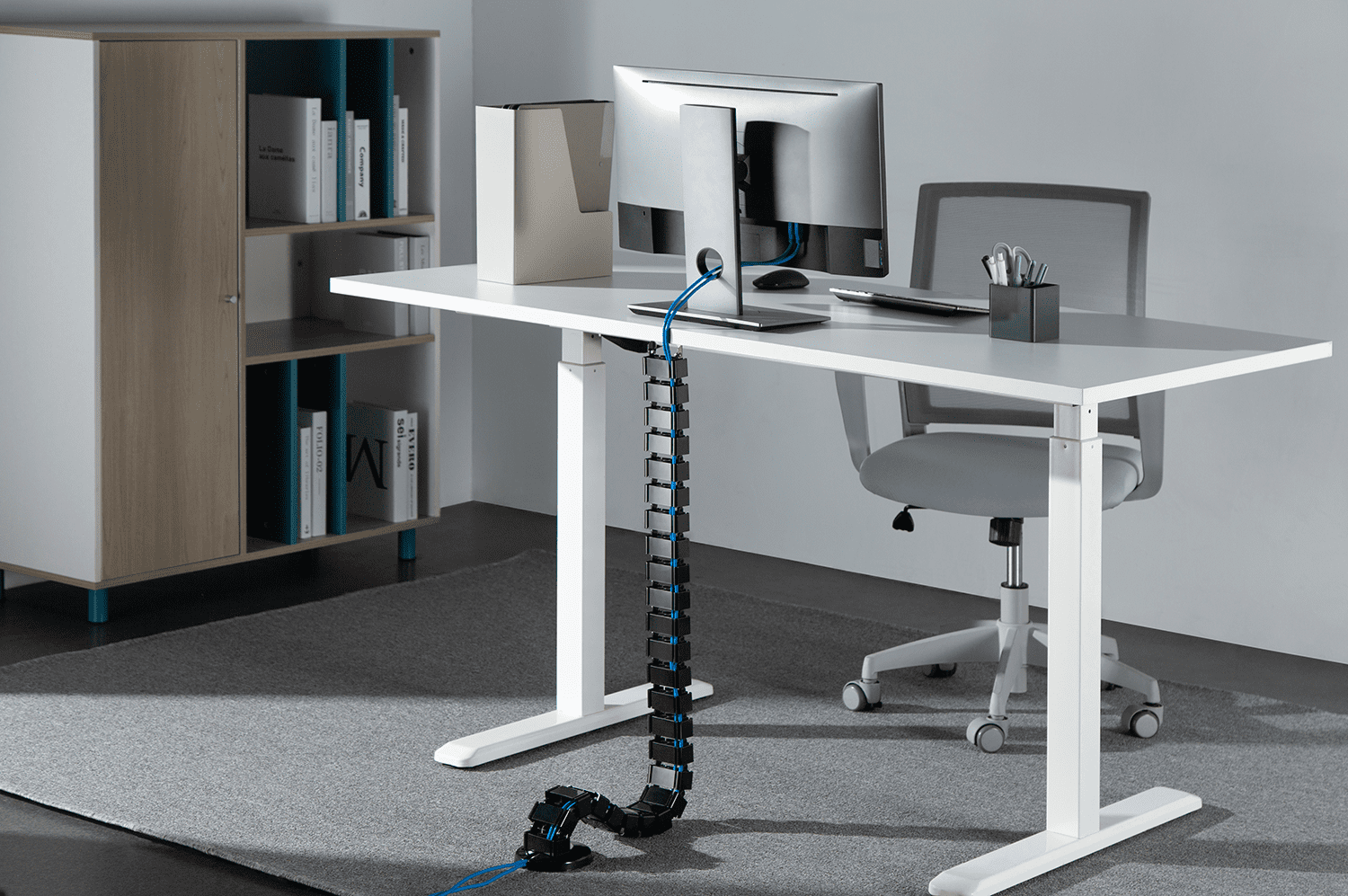 Modułowy organizer kabli