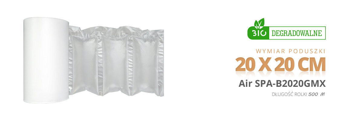 Poduszki powietrzne biodegradowalne Spacetronik air 20*20 cm bio