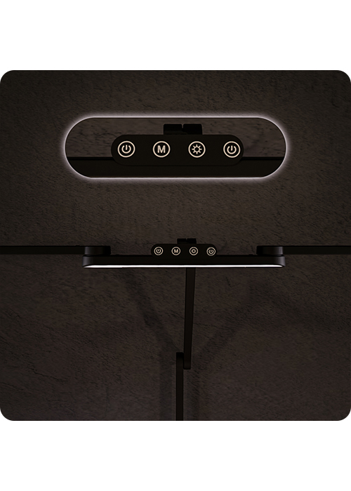 Biurkowa Lampa LED Spacetronik Glow D2, wytrzymałe materiały, elegancki design