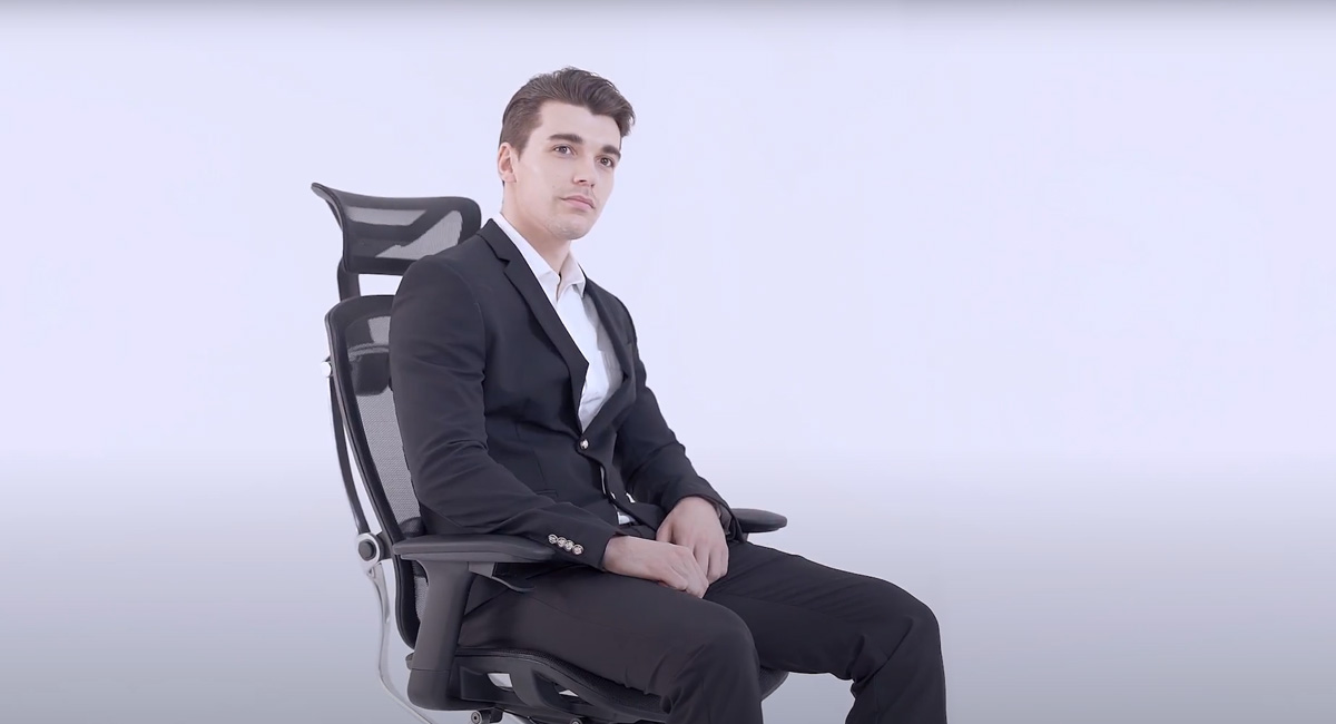 Komfortowe ergonomiczne krzesło Menkar