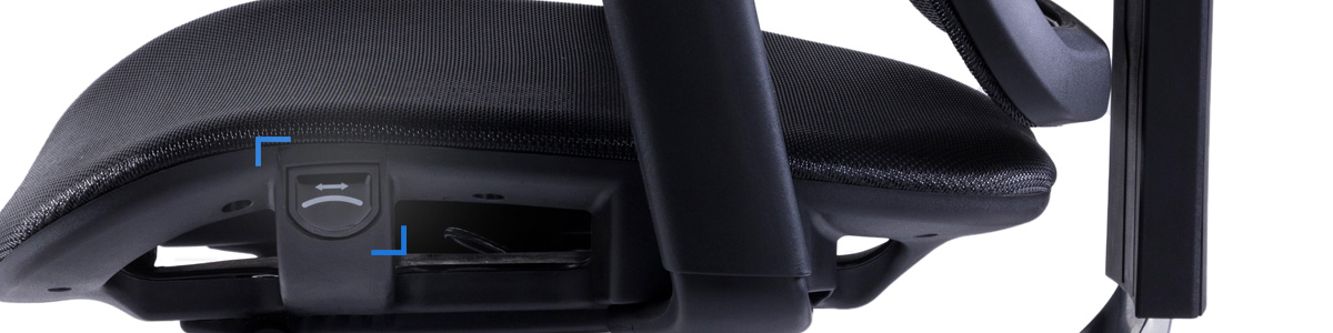 Regulacja głębokości siedzenia ergoline spacetronik