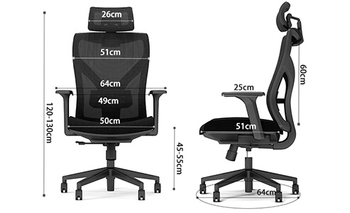 ergonomiczne krzesło do pracy przy komputerze