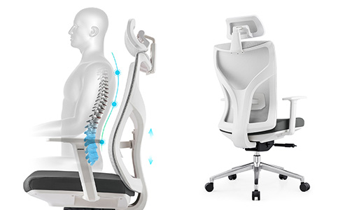 krzesło ergonomiczne na kręgosłup