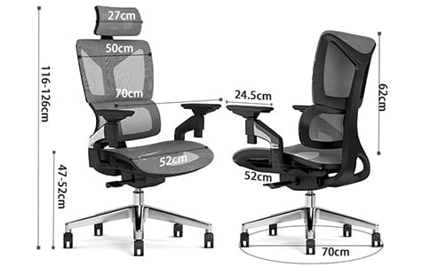 krzesło ergonomiczne na kręgosłup