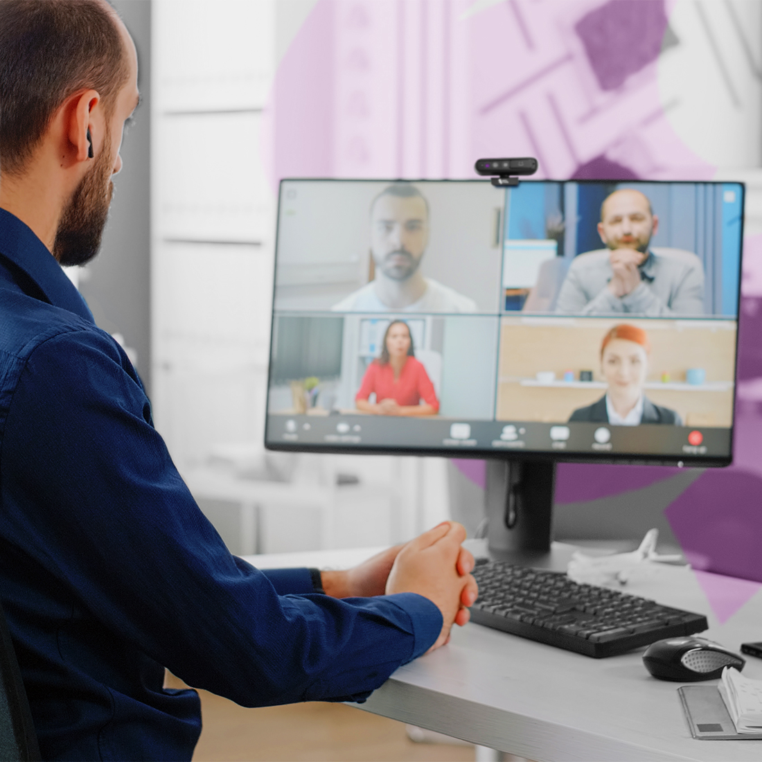 kamera internetowa 2K, Spacetronik SP-WCAM12, Windows Hello, rozpoznawanie twarzy, kamera z mikrofonem, kamera plug and play, kamera do wideokonferencji, kamera z osłoną prywatności, kamera USB-C, kamera do pracy zdalnej, kamera do nauki online