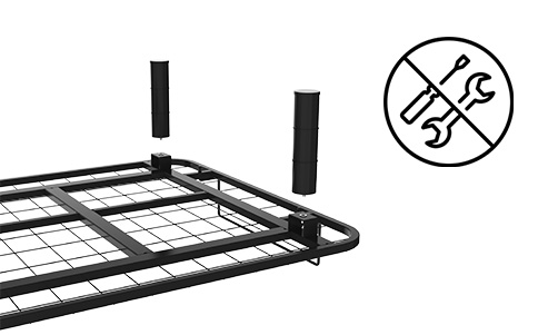 stelaż do łóżka regulowany elektrycznie spacetronik