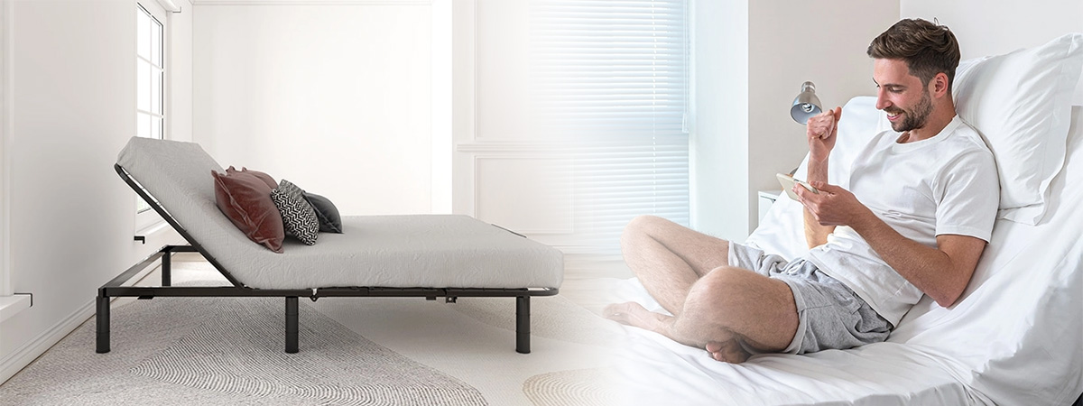 stelaż do łóżka z regulacją elektryczną spacetronik dormee