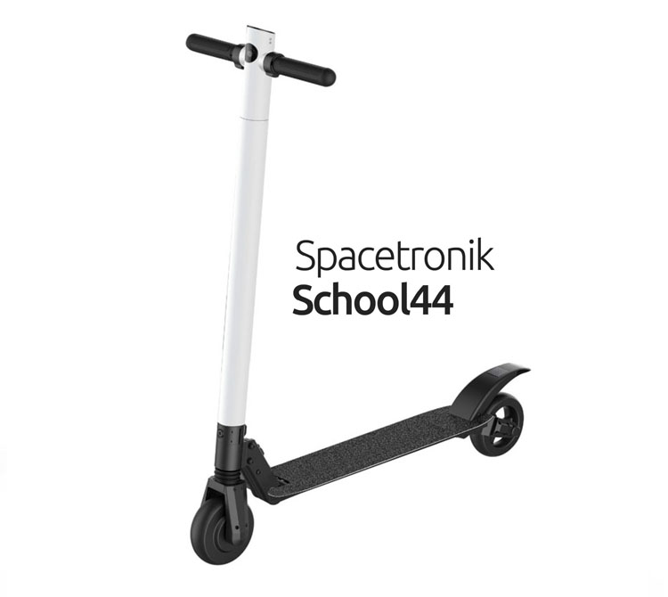Elektryczna hulajnoga School 44 Spacetronik biała