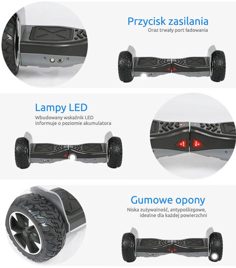 Deskorolka elektryczna Spacetronik Survival 9
