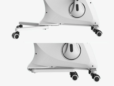 Fotel ergonomiczny z rowerem treningowym Spacetronik Seatbike