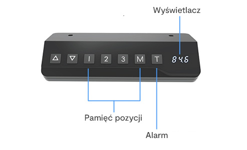 Biurko z regulacją Spacetronik SPE-243LB