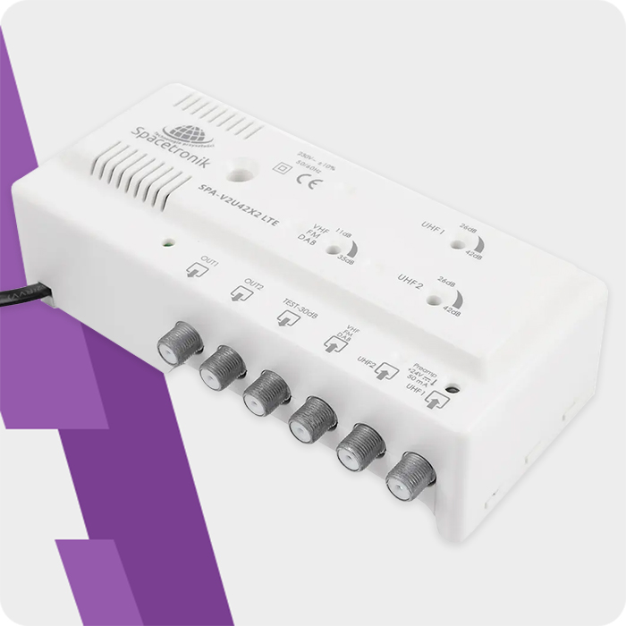 Wzmacniacz szerokopasmowy 5G LTE Spacetronik
