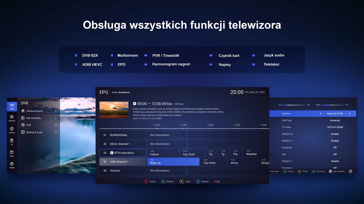 Tuner internetowy IPTV Xtream