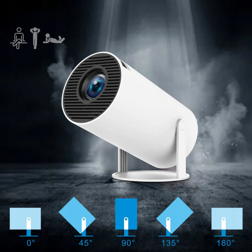 Mini projektor LED HY300 Pro Elastyczna projekcja