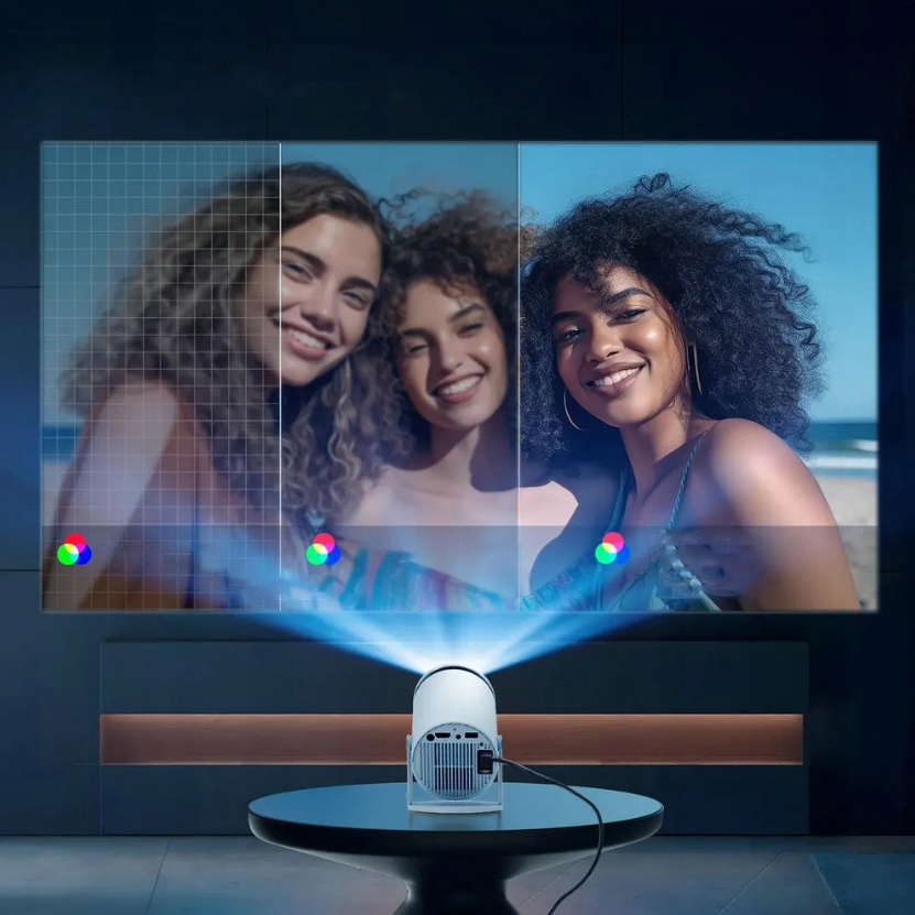 Mini projektor LCD HY300 Pro Wysoka jakość obrazu