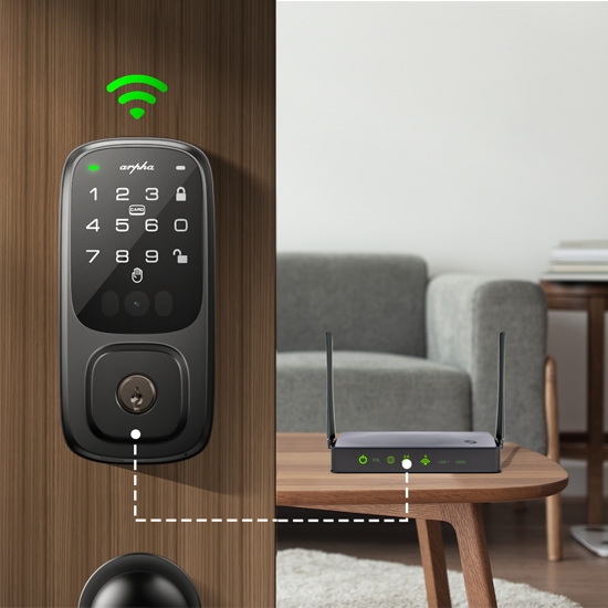 Inteligentny zamek do drzwi ARPHA SP300 wifi