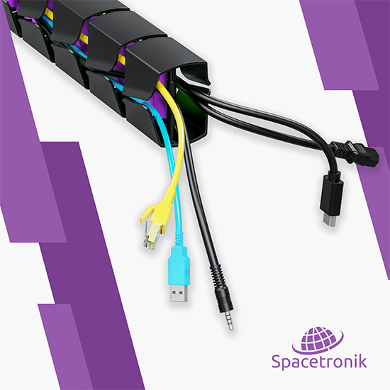 organizer kablowy Spacetronik SPK-132 konstrukcja