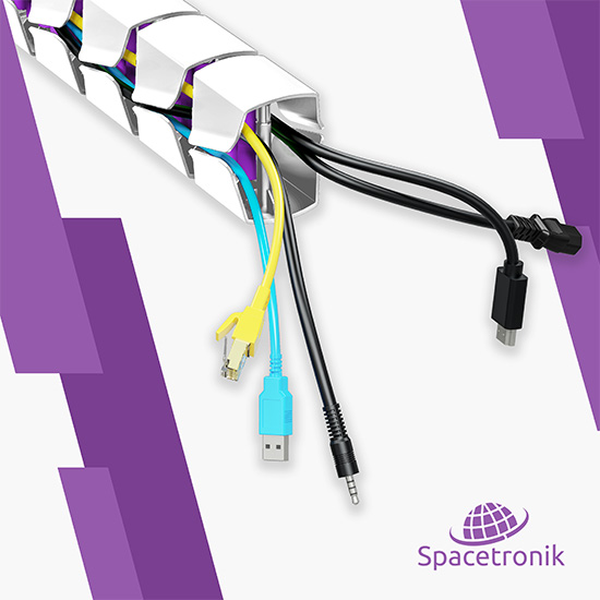 organizer kablowy Spacetronik SPK-132 konstrukcja