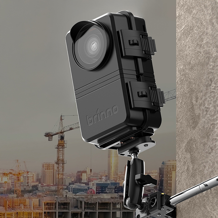 kamera wodoodporna, Brinno BCC5000, odporność IPX5, monitoring budowy, praca w trudnych warunkach, odporna na deszcz i kurz, długoterminowa rejestracja, niezawodność w terenie, sprzęt budowlany, nagrywanie time-lapse