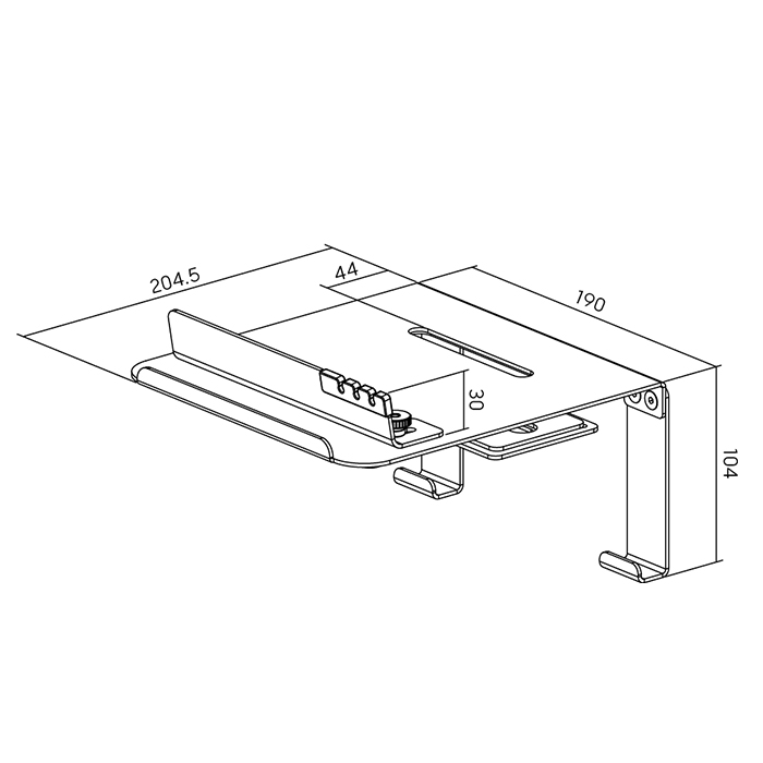 uchwyt do monitora bez vesa, adapter vesa do monitora, podstawka pod monitor spacetronik, spa-013b uchwyt, montaż monitora bez otworów, adapter monitor 17-32 cale, uchwyt z organizerem kabli, podstawka z miejscem na telefon
