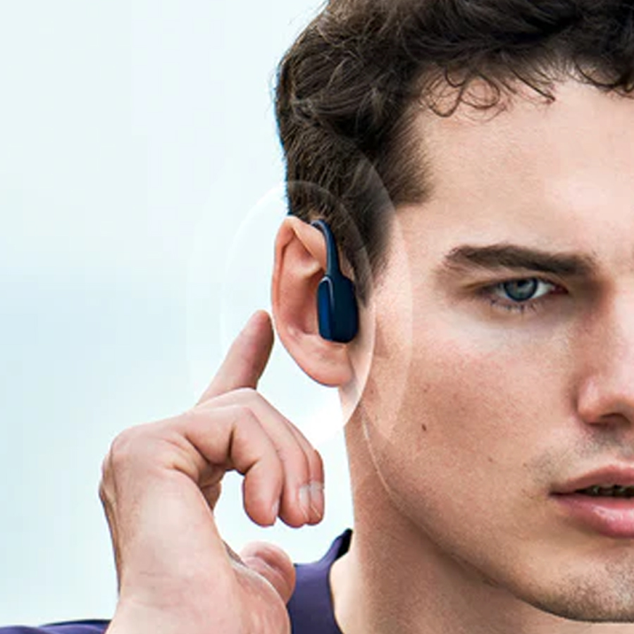 słuchawki mojawa, słuchawki sportowe przewodnictwo kostne, wodoodporne słuchawki IP68, słuchawki z monitorem tętna, słuchawki Bluetooth z MP3, słuchawki do biegania, lekkie słuchawki do treningu, słuchawki z pamięcią 32GB, szybkie ładowanie słuchawek, słuchawki z technologią haptyczną, bezprzyciskowe słuchawki