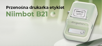 drukarka etykiet Niimbot B21, etykieciarka Bluetooth, mobilna drukarka termiczna, drukarka do etykiet samoprzylepnych, drukarka do kodów kreskowych, etykieciarka do biura, drukarka do przypraw, Niimbot aplikacja do druku