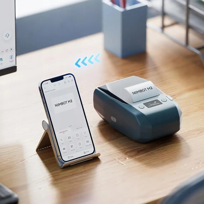 drukarka etykiet Bluetooth aplikacja mobilna Niimbot M2 szablony edycja szybkie połączenie
