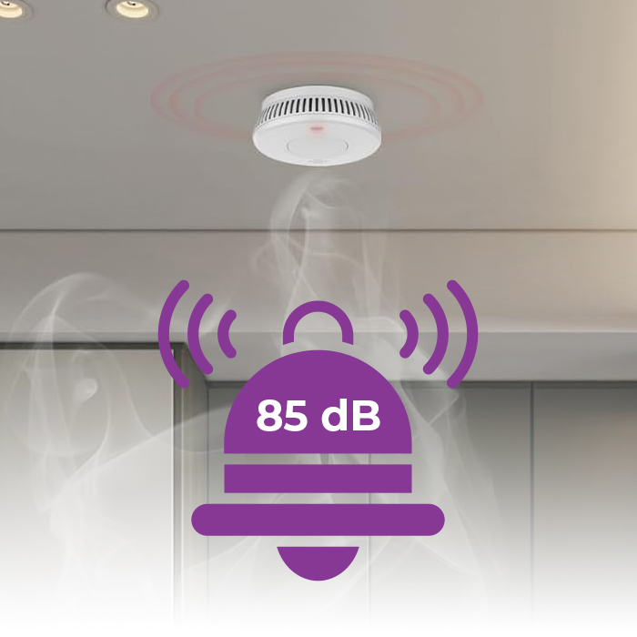 czujnik dymu, czujnik pożaru, czujnik do kampera, Spacetronik SA-DS04, detektor dymu, czujnik przeciwpożarowy, alarm dymowy, czujnik bezpieczeństwa