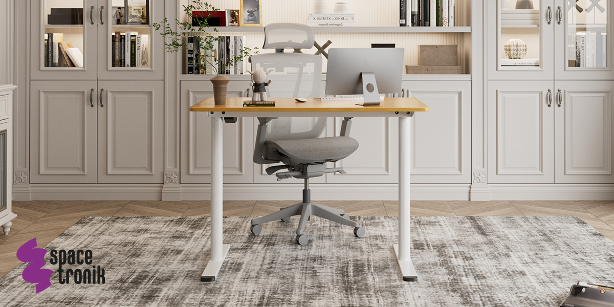 biurko z regulacją wysokości, biurko elektryczne, biurko stojące, biurko do pracy na stojąco, ergonomiczne biurko, biurko do biura, biurko do home office, nowoczesne biurko