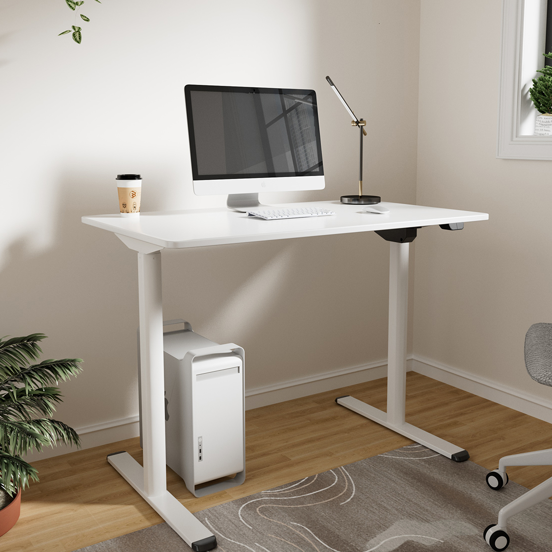 biurko z regulacją wysokości, biurko elektryczne, biurko stojące, biurko do pracy na stojąco, ergonomiczne biurko, biurko do biura, biurko do home office, nowoczesne biurko