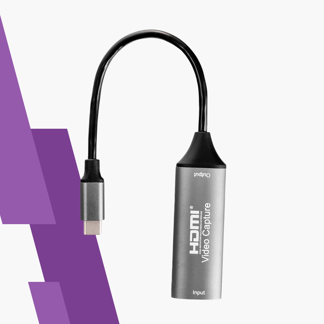grabber wideo HDMI USB-C, przechwytywanie wideo 4K, grabber do streamingu, nagrywanie HDMI na USB-C, adapter HDMI do USB-C, przechwytywanie obrazu Full HD, grabber do konsoli, karta przechwytująca HDMI