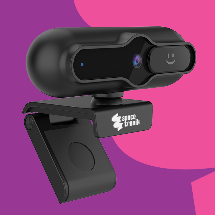 kamera internetowa 4K, Spacetronik SP-WCAM13, kamera z mikrofonem, kamera plug and play, kamera do wideokonferencji, kamera z osłoną prywatności, kamera USB-C, kamera do pracy zdalnej, kamera do nauki online