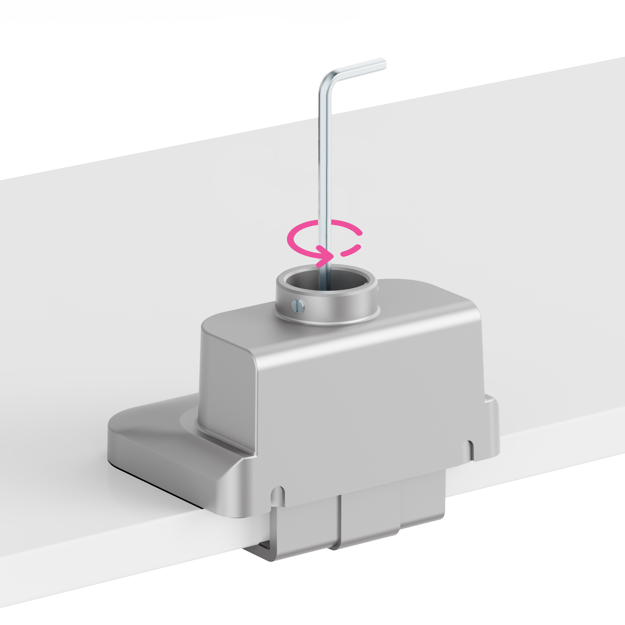 designerski uchwyt do monitora, nowoczesny uchwyt premium Spacetronik