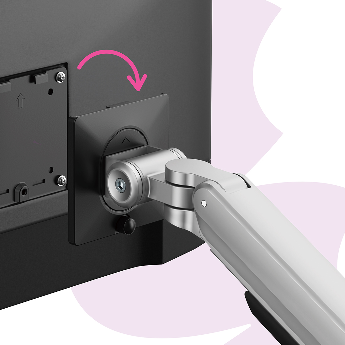 uchwyt do trzech monitorów, ramię do monitorów 27 cali, ergonomiczny uchwyt biurkowy, Spacetronik potrójny uchwyt, uchwyt z portami USB-C, triple monitor arm, uchwyt do 3 ekranów, uchwyt biurkowy z gniazdem USB